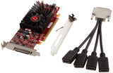 VisionTek Radeon HD 5570 4 Port HDMI VHDCI Graphics Card-900901, Black, Multicolor, Red
