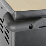 Tripp Lite CSC36AC 36-Port AC Charging Cart Storage Station for Chromebooks, Laptops, Tablets, Black