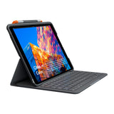 Logitech iPad (7th Generation) Keyboard Case | Slim Folio with Integrated Wireless Keyboard (Graphite)