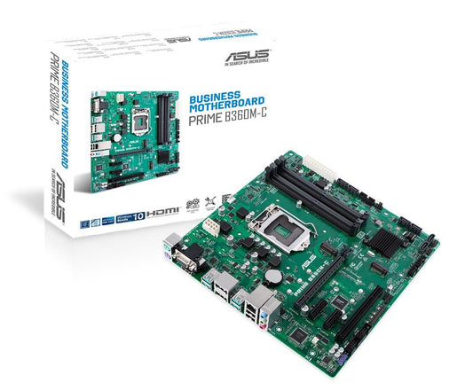 ASUS Prime B360M-C/CSM LGA1151 (300 Series) DDR4 DP HDMI VGA M.2 mATX Motherboard