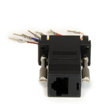 StarTech.com DB9 to RJ45 Modular Adapter - M/F - Serial adapter - DB-9 (M) to RJ-45 (F) - GC98MF