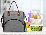 Hisen Waterproof Cooling Insulated Lunch Bag-Black