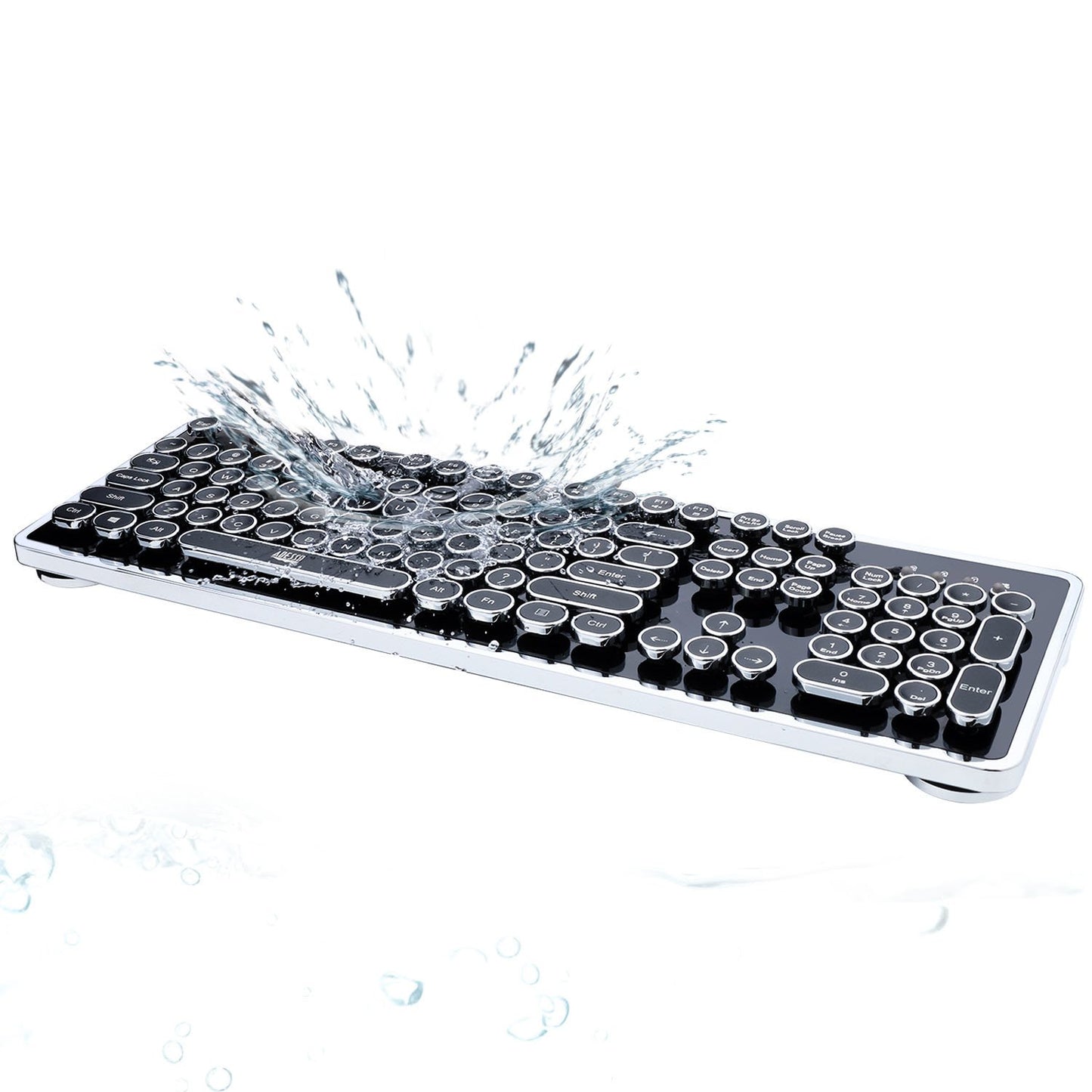 Adesso AKB-636UB Desktop Mechanical Typewriter Keyboard