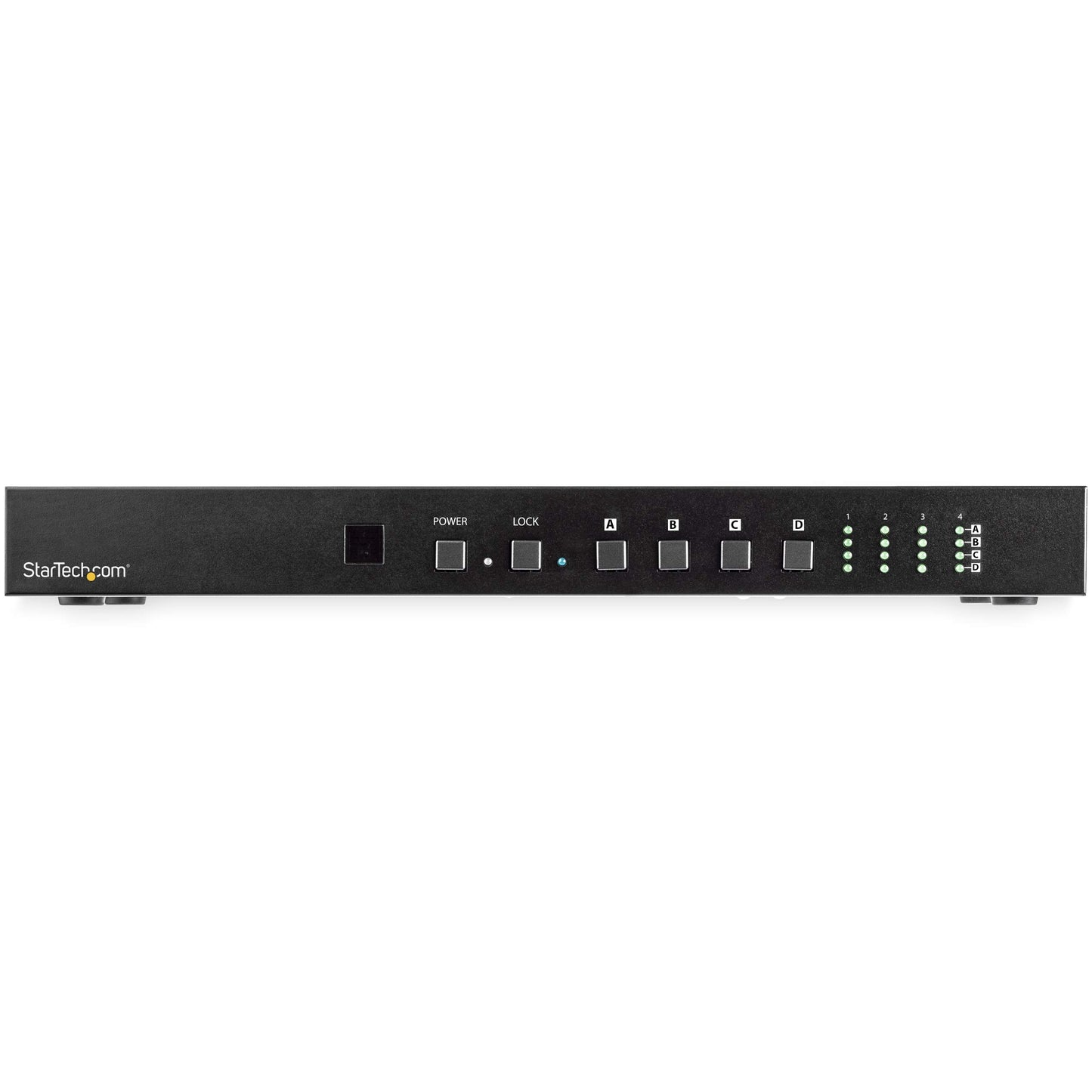 StarTech.com 4x4 HDMI Matrix Switch with Audio and Ethernet Control - 4K 60Hz - HDMI Switcher Box - Rack Mountable - with RS232 Control (VS424HD4K60)