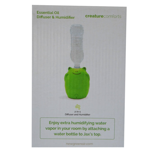 Greenair Jax The Frog Essential Oil Diffuser for Aromatherapy, 1.1 Pound