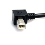 Startech.Com USB2HAB2RA3 A Right Angle to B Right Angle Usb Cable-M/M, 3-Feet