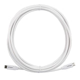 StarTech.com USB C to USB C Cable - 13 ft / 4m - 5A PD - M/M - White - USB 2.0 - USB-IF Certified - USB Type C Cable - USB C Charging Cable