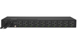 CyberPower PDU15SW10ATNET Switched ATS PDU, 100-120V/15A, 10 Outlets, 1U Rackmount, Black