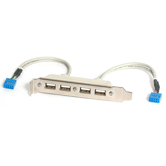 Startech.Com USBPLATE4 4 Port Usb A Female Slot Plate Adapter