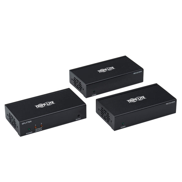 HDMI Over Cat6 Extender Splitter Kit W/ Poc 2-Port 4K, 4: TAA