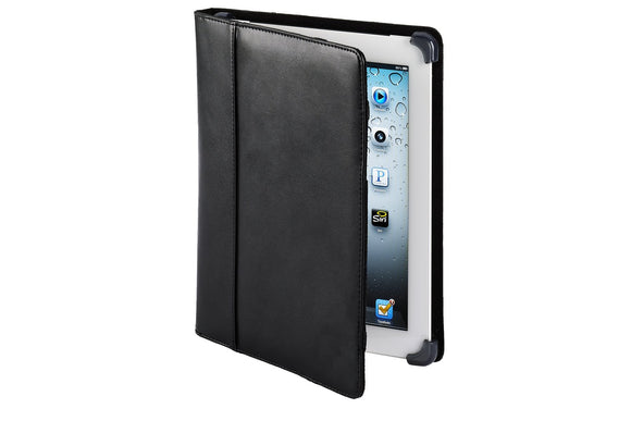 Cyber Acoustics IC-1003BK Leather Case/Cover for iPad, Black
