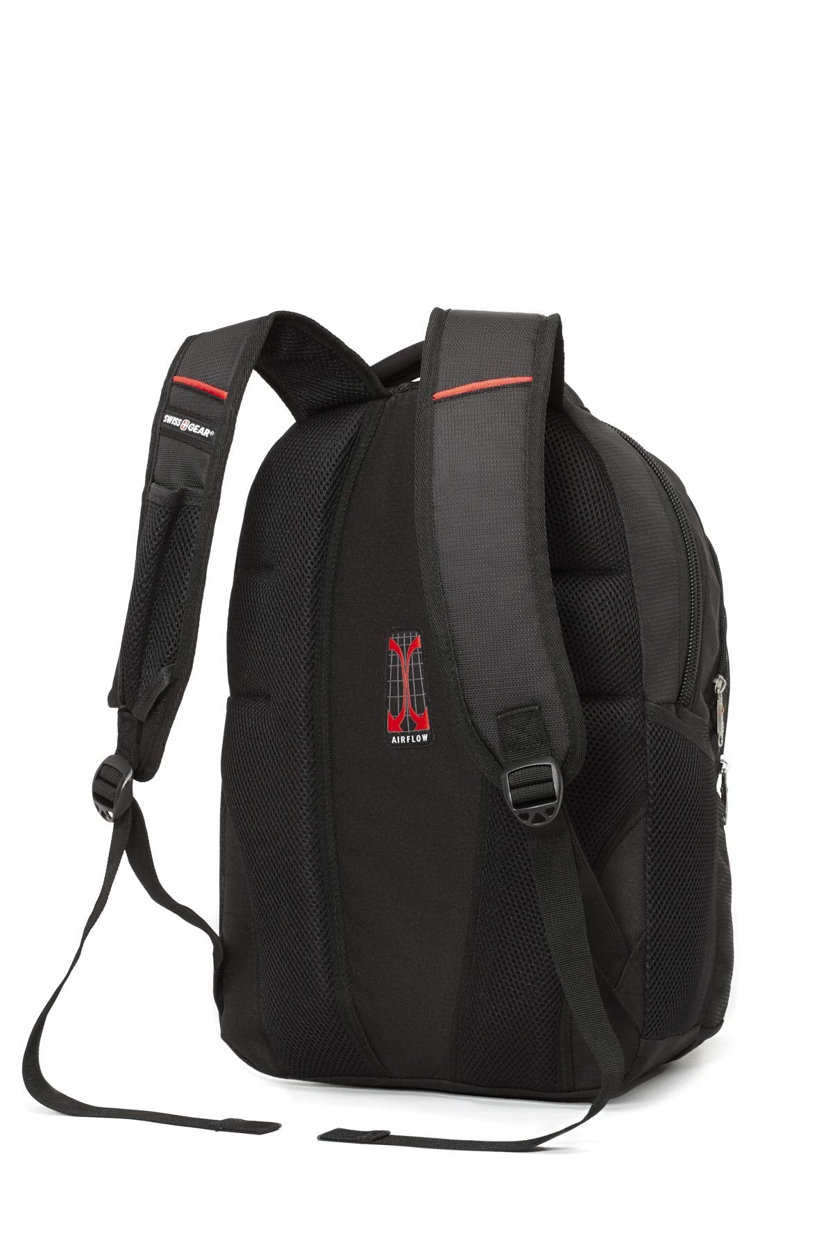 Swiss Gear Under Seat Size Backpack for Laptop - Holds Up to 15.6-Inch Laptop, Black
