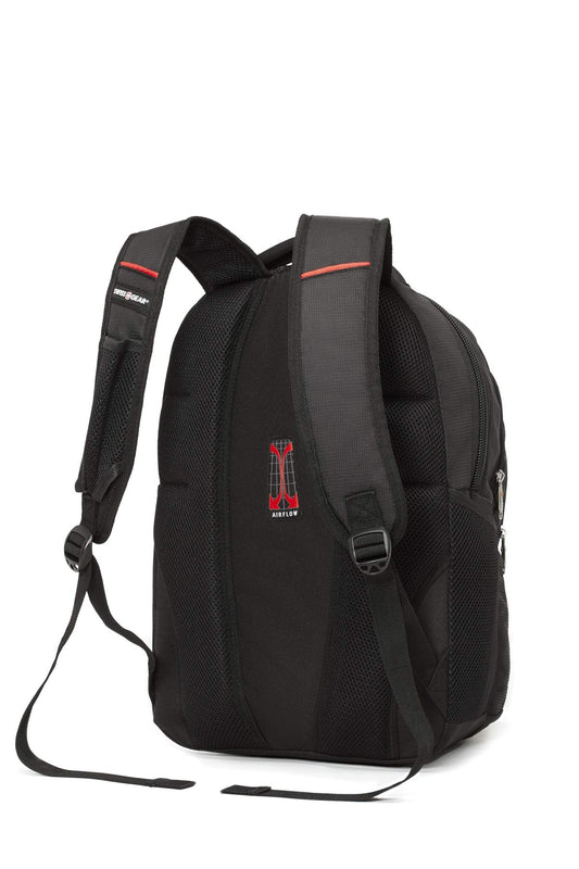 Swiss Gear Under Seat Size Backpack for Laptop - Holds Up to 15.6-Inch Laptop, Black