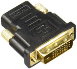 Rocstor Y10C126-B1 Premium HDMI to DVI-D Video Cable Adapter - F/M - 1 x HDMI Female Digital Audio/Video - 1 x DVI-D Male Digital Video F/M, Black