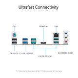 ASUS Prime X570-P Ryzen 3 AM4 with PCIe Gen4, Dual M.2 HDMI, SATA 6GB/s USB 3.2 Gen 2 ATX Motherboard