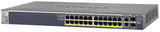 NETGEAR ProSAFE M4100-26-POE + 24-Port Fast Ethernet Managed Switch (FSM7226P-100NES)