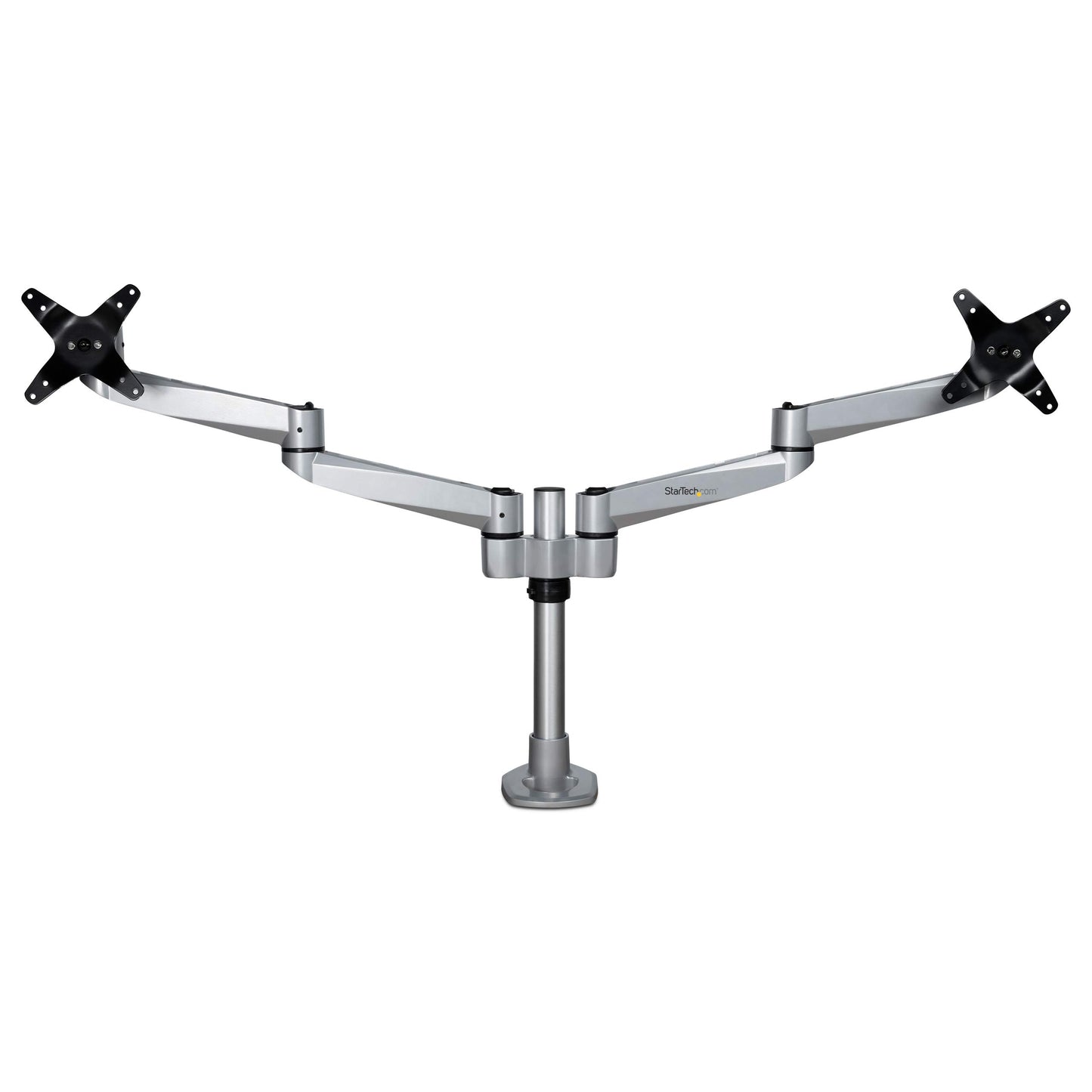 StarTech.com Desk Mount Dual Monitor Arm - Articulating - Premium Desk Clamp/Grommet Hole Mount for up to 27" VESA Monitors (ARMDUALPS)