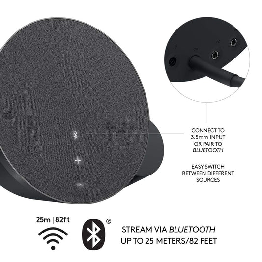 Logitech 980-001281 MX Sound 2.0 Multi Device Stereo Speakers with Digital Audio for Desktop Computers