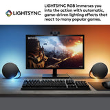 Logitech 980-001300 G560 LIGHTSYNC PC Gaming Speakers with Game Driven RGB Lighting