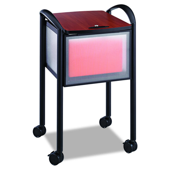 Safco Products Impromptu Mobile File with Locking Top (5374BL)