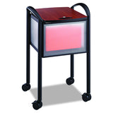 Safco Products Impromptu Mobile File with Locking Top (5374BL)