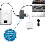 Kensington SD1600P USB-C Travel Dock 4K with Pass-Through USB-C Charging (K33968WW)