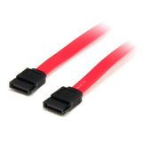 StarTech.com 2 Port Low Profile SATA to eSATA Plate Adapter - SATA Internal to External Panel - Serial ATA 150/300/600 - eSATA (M) to SATA (F) - 1 ft - red - ESATAPLT2LP