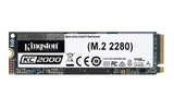 Kingston 2TB KC2000 M.2 2280 NVMe PCIe Gen 3.0 x4 Lanes