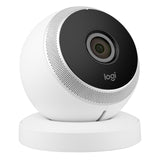 Refurbished Logitech Circle Wireless HD Video Security Camera with 2-way talk - White - (Renewed)