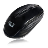 2.4GHz USB Wireless Mini Mouse. 1200 DPI Optical Sensor. On/Off Button to sav