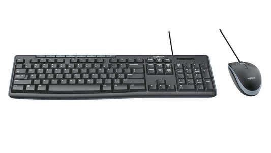 Logitech Media Combo MK200 Full-Size Keyboard and High-Definition Optical Mouse