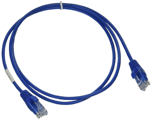 C2G 01023 Cat5e Cable - Snagless Unshielded Slim Ethernet Network Patch Cable, Blue (4 Feet, 1.21 Meters)