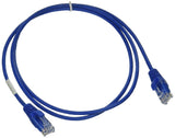 C2G 01023 Cat5e Cable - Snagless Unshielded Slim Ethernet Network Patch Cable, Blue (4 Feet, 1.21 Meters)