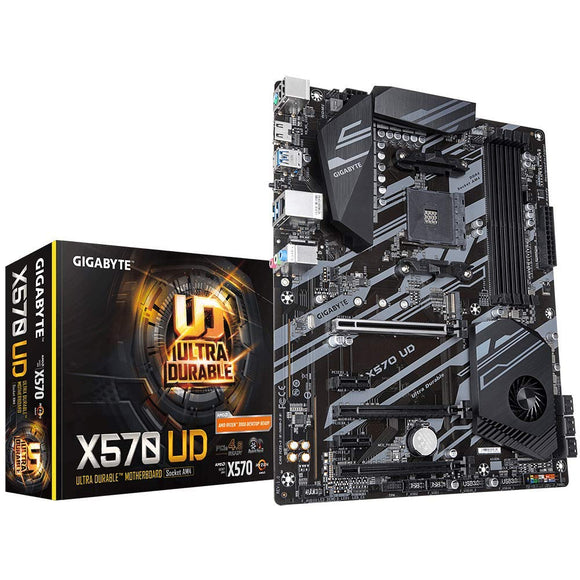 Gigabyte X570 UD (AMD/Ryzen 3000/ PCIe 4.0/ SATA 6GB/s/USB 3.1/ AMD X570/ ATX/Motherboard)
