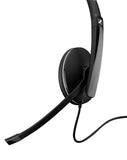 Sennheiser SC 165 USB (508317) - Double-Sided (Binaural) Headset for Business Professionals | with HD Stereo Sound, Noise-Cancelling Microphone, USB Connector (Black)