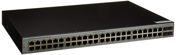 Switch - managed - 48 x 10/100/1000 + 4 x Fast Ethernet/Gigabit SFP - desktop, rack-mountable, wall-mountable