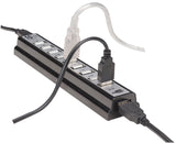 Manhattan 161572 Hi-Speed USB Desktop Hub with 10 Ports, Bus Power and 1.5/12/480 Mbps