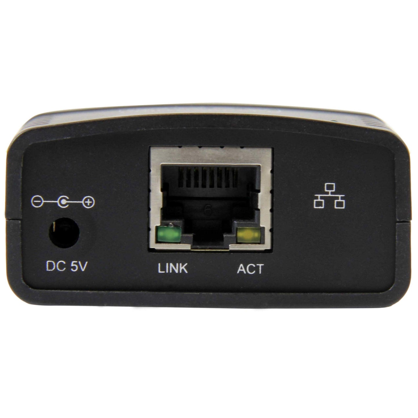 StarTech.com 10/100Mbps Ethernet to USB 2.0 Network LPR Print Server - USB Print Server with 10Base-T/100Base-TX Auto-Sensing (PM1115U2)