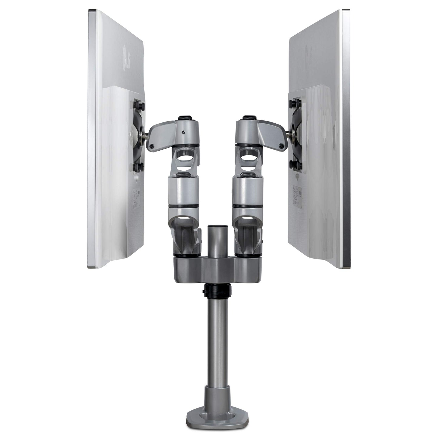 StarTech.com Desk Mount Dual Monitor Arm - Articulating - Premium Desk Clamp/Grommet Hole Mount for up to 27" VESA Monitors (ARMDUALPS)