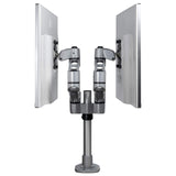 StarTech.com Desk Mount Dual Monitor Arm - Articulating - Premium Desk Clamp/Grommet Hole Mount for up to 27" VESA Monitors (ARMDUALPS)