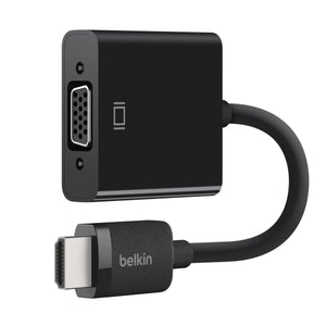 Belkin AV10170bt HDMI to VGA Adapter with Micro-USB Power and Audio Support, Compatible with Apple TV 4K and Most TVs