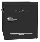 Frigidaire EFR176-Black 1.6 Cu Ft Retro Fridge, Medium, Black