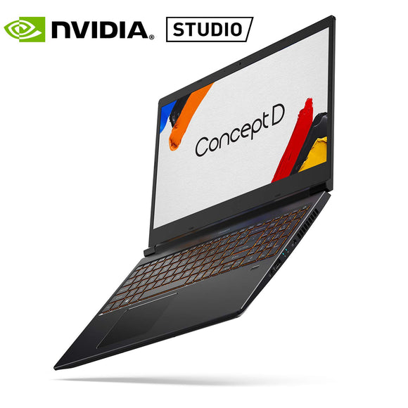 ConceptD 3 CN315-71-791U Creator Laptop, Intel Core i7-9750H, NVIDIA GeForce GTX 1650, NVIDIA Studio, 15.6