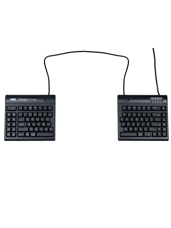 Kinesis Freestyle2 Keyboard for Mac, Us English Legending, Black, 9 Inch Maximum - KB800HMB-US