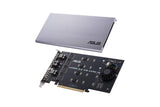 Open Box ASUS Hyper M.2 X16 PCIe 3.0 X4 Expansion Card V2 Supports 4 NVMe M.2(2242/2260/2280/22110)Up to 128 Gbps for Intel VROC & AMD