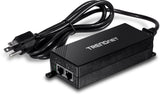 TRENDnet Gigabit Power Over Ethernet Plus (PoE+) Injector,Converts Non-PoE Gigabit to PoE+ or PoE Gigabit, Network Distances up to 100 M (328 Ft.), TPE-115GI