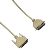C2G 02797 DB25 Male to Centronics 36 Male Parallel Printer Cable, Beige (3 Feet, 0.91 Meters)