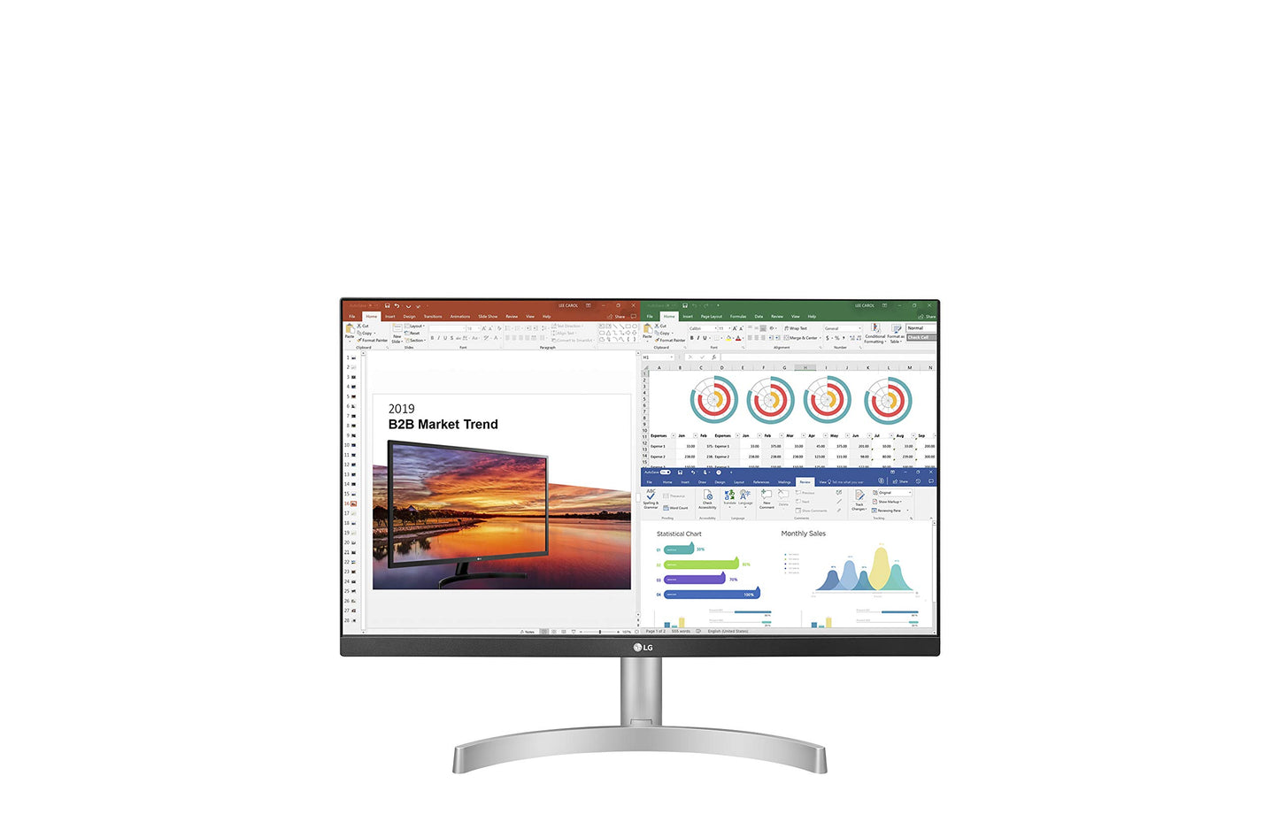 LG 24MK600M-W.AUS 24-Inch Screen Led-Lit 14700510, White