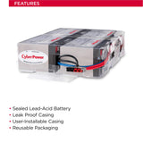 CyberPower RB1290X4F UPS Replacement Battery Cartridge, 12V/9Ah