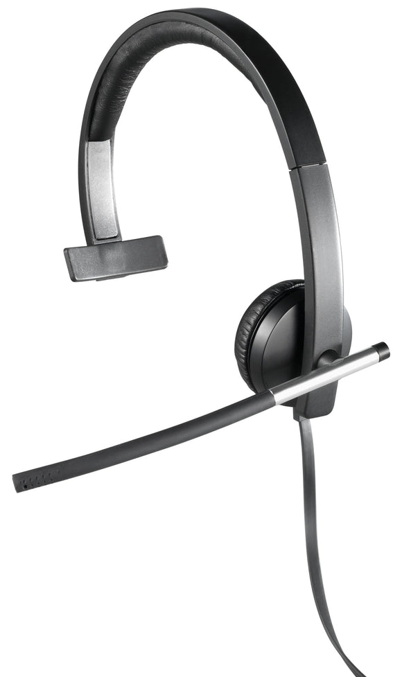 Logitech H650e USB Corded Single-Ear Headset (981-000513)